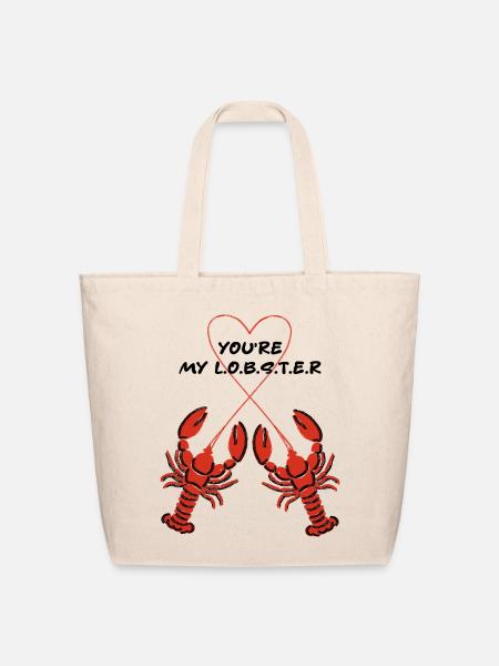 You're My Lobster - Eco-Friendly Cotton Tote - natural