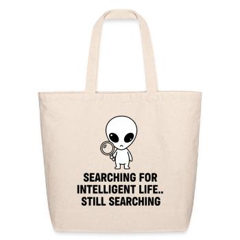 Still Searching... - Eco-Friendly Cotton Tote - natural - Front