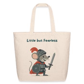 Mouse knight - Eco-Friendly Cotton Tote - natural - Front