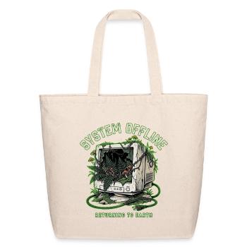 System Offline Returning Earth - Eco-Friendly Cotton Tote - natural - Front