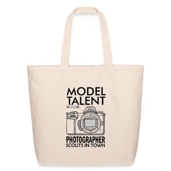 Talent and model search photographers - Eco-Friendly Cotton Tote - natural - Front