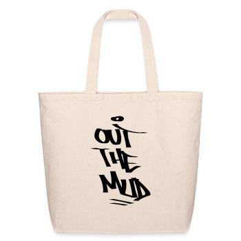 out the mud - Eco-Friendly Cotton Tote - natural - Front