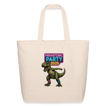 Prehistoric Party Rex 2025 - Eco-Friendly Cotton Tote - natural - Front