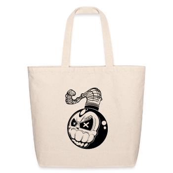 Bomb - Eco-Friendly Cotton Tote - natural - Front