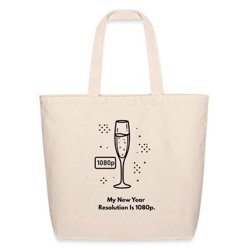 My New Year Resolution Is 1080p T-Shirt - Eco-Friendly Cotton Tote