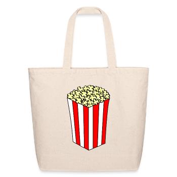 Popcorn - Eco-Friendly Cotton Tote - natural - Front