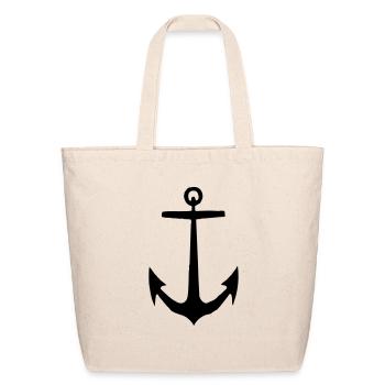 anchor - Eco-Friendly Cotton Tote - natural - Front