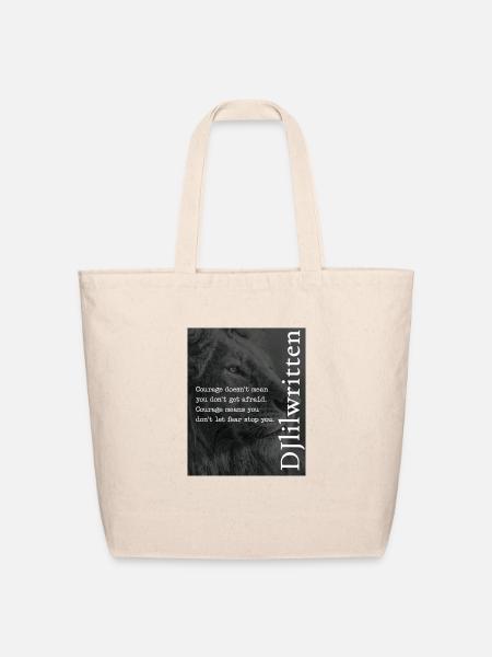 DJ Lil Written - QUOTE - Eco-Friendly Cotton Tote - natural