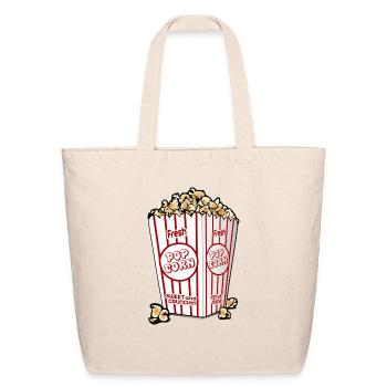 Popcorn - Eco-Friendly Cotton Tote - natural - Front