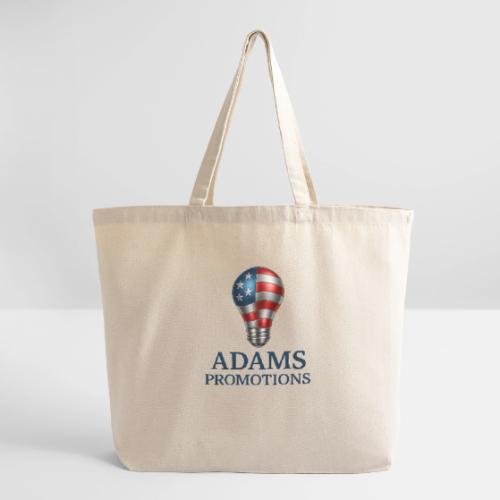 Adams promotions American flag metallic light bulb - Eco-Friendly Cotton Tote