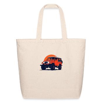 RedFJ40 - Eco-Friendly Cotton Tote - natural - Front