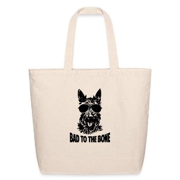 Bad to the Bone - Eco-Friendly Cotton Tote - natural - Front