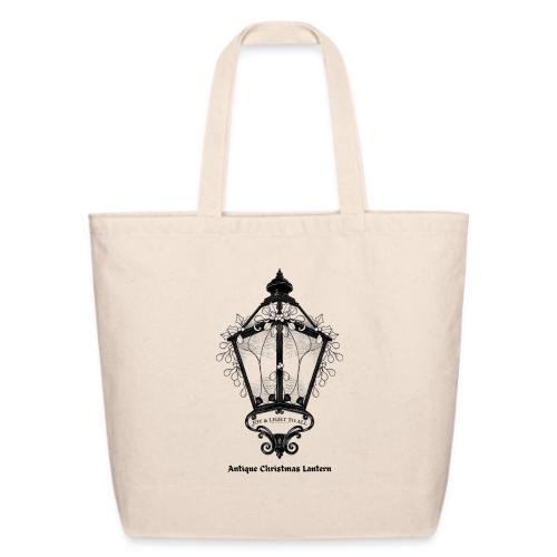 Antique Christmas Lantern T-Shirt - Eco-Friendly Cotton Tote