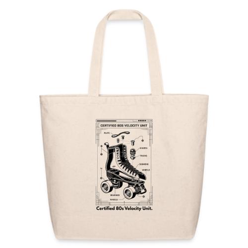 Retro Roller Skate T-Shirt - Eco-Friendly Cotton Tote
