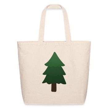 Pine Tree - Eco-Friendly Cotton Tote - natural - Front
