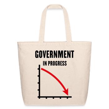 Government In Progress (Politics / Policy / POS2C) - Eco-Friendly Cotton Tote - natural - Front
