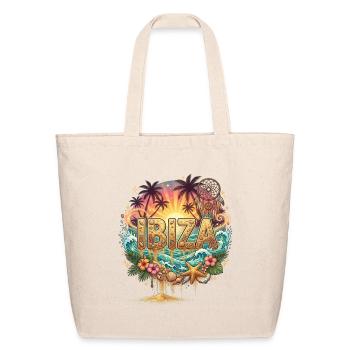 Ibiza Sunset Paradise - Eco-Friendly Cotton Tote - natural - Front