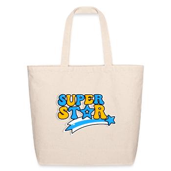 Pop Art Superstar - Eco-Friendly Cotton Tote - natural - Front