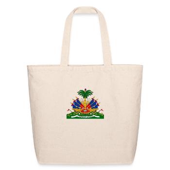 National Coat Of Arms Of Haiti - Eco-Friendly Cotton Tote - natural - Front