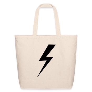 STRIKE LIGHTNING - Eco-Friendly Cotton Tote - natural - Front