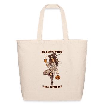 Basic Witch - Eco-Friendly Cotton Tote - natural - Front
