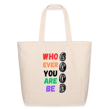 Be good - Eco-Friendly Cotton Tote - natural - Front