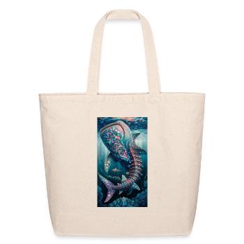 The Coral Guardian - Eco-Friendly Cotton Tote - natural - Front
