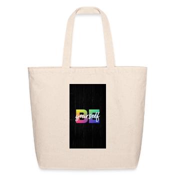 Be Yourself - Eco-Friendly Cotton Tote - natural - Front