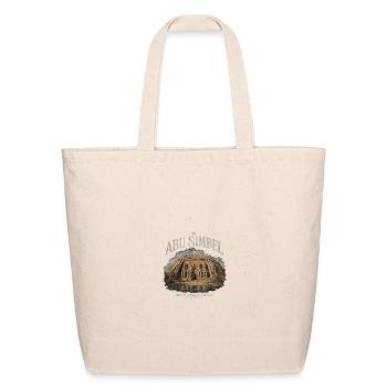 Abu Simbel Legacy Tee - Eco-Friendly Cotton Tote - natural - Front