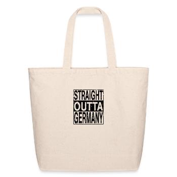 Germany Straight Outta Germany - Eco-Friendly Cotton Tote - natural - Front