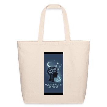 Overthinking Archive Silhouette - Eco-Friendly Cotton Tote - natural - Front