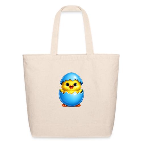 Easter Chick Blue - Eco-Friendly Cotton Tote