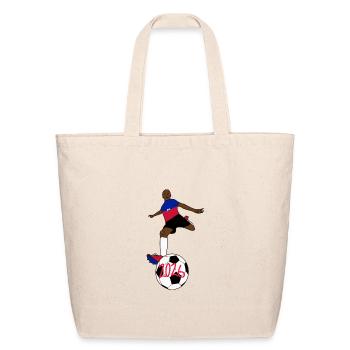 Soccer Haiti - Eco-Friendly Cotton Tote - natural - Front