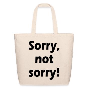 Sorry, Not Sorry Deals – Too Good to Miss! - Eco-Friendly Cotton Tote - natural - Front