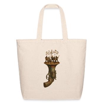 Rock on Revolver - Eco-Friendly Cotton Tote - natural - Front
