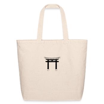Japanese Gate Temple - Eco-Friendly Cotton Tote - natural - Front