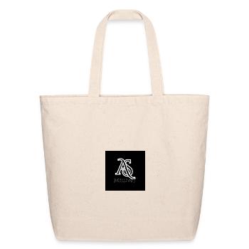 Brilliant Monogram AS Logo - Eco-Friendly Cotton Tote - natural - Front