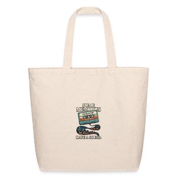 Some Memories Have a Sound - Retro Cassette City - Eco-Friendly Cotton Tote - natural - Front