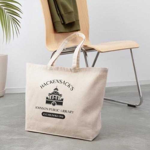 Hackensack's JPL (Black/Gray) - Eco-Friendly Cotton Tote