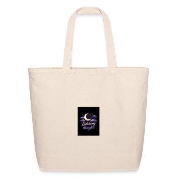 Lost in My Thoughts T-Shirt – Reflective & Comfy  - Eco-Friendly Cotton Tote - natural - Front
