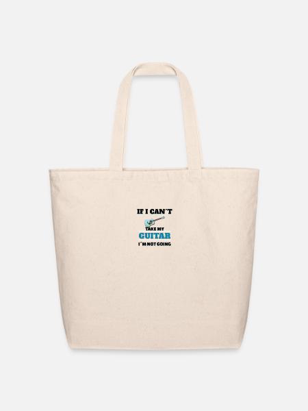 Guitar: guitar dude - Eco-Friendly Cotton Tote - natural