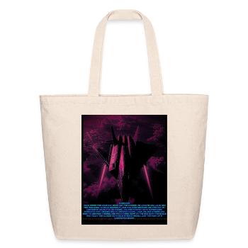 Neon Sky Battle Overdrive - Eco-Friendly Cotton Tote - natural - Front