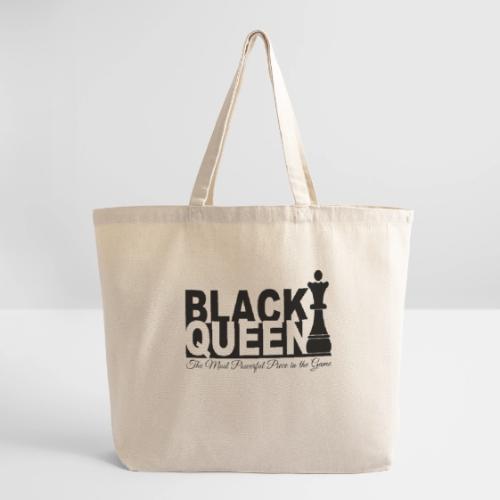 Black Queen Most Powerful Piece in the Game Tees - Eco-Friendly Cotton Tote