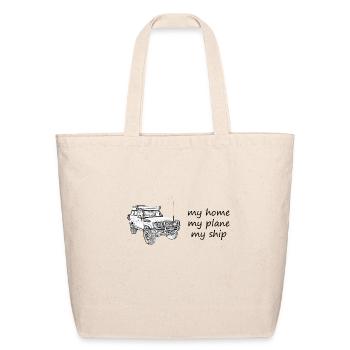 Toyota land cruiser 78 series trooby - Eco-Friendly Cotton Tote - natural - Front