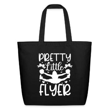 Pretty little flyer - Eco-Friendly Cotton Tote - black - Front