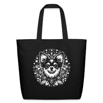 Chihuahua Core - Eco-Friendly Cotton Tote - black - Front