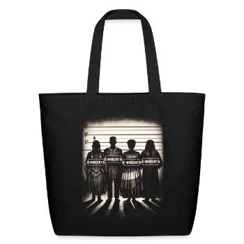 Anti Ice Protest - Eco-Friendly Cotton Tote - black - Front