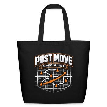 Post Move Specialist Dispatcher Humor - Eco-Friendly Cotton Tote - black - Front