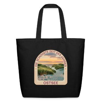  Die Schönste Zeit Des Jahres Ostsee Baltic Sea - Eco-Friendly Cotton Tote - black - Front