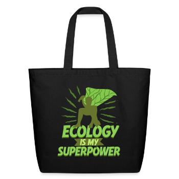 Ecologist Ecology - Eco-Friendly Cotton Tote - black - Front